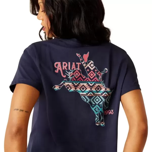 imageAriat Womens Bronco TShirtNavy