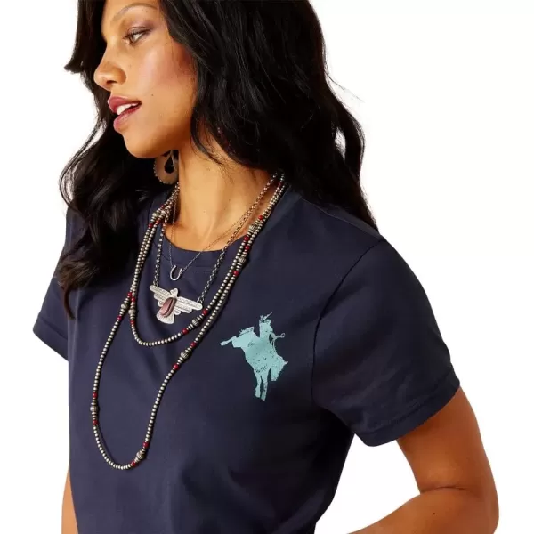 imageAriat Womens Bronco TShirtNavy