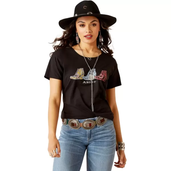 imageAriat Womens Graphic TShirtBlackAriat Pop Boots