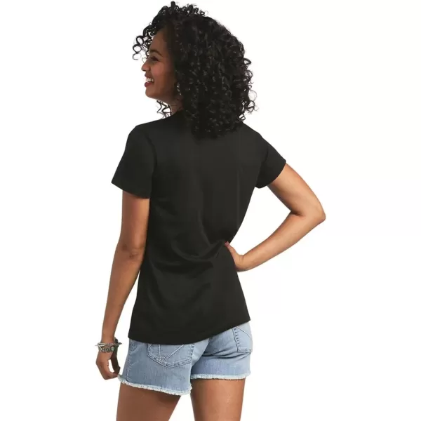 imageAriat Womens Graphic TShirtBlackSerape
