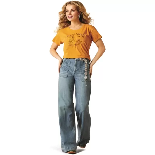 imageAriat Womens Graphic TShirtBuckhorn HeatherAriat Bootscape