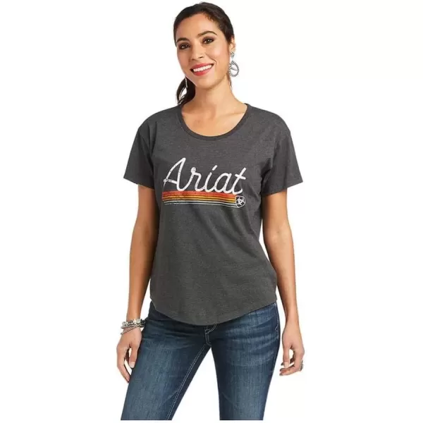 imageAriat Womens Graphic TShirtCharcoal Grey