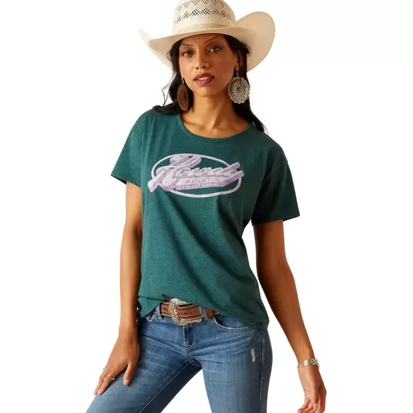 Dark Teal Heather/Ariat Howdy Circle