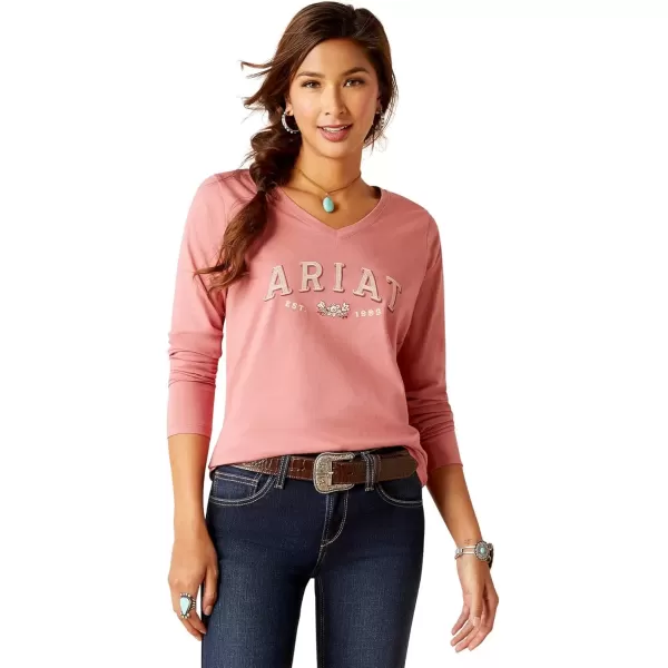 Dusty Rose/Flora Tee