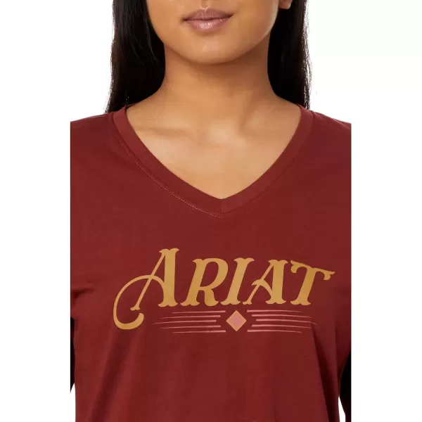 imageAriat Womens Graphic TShirtFired BrickVibrant Tee