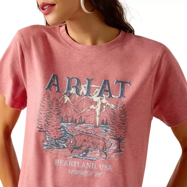 imageAriat Womens Graphic TShirtGarnet Heather