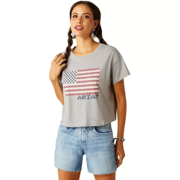 Heather Grey/Homespun Flag