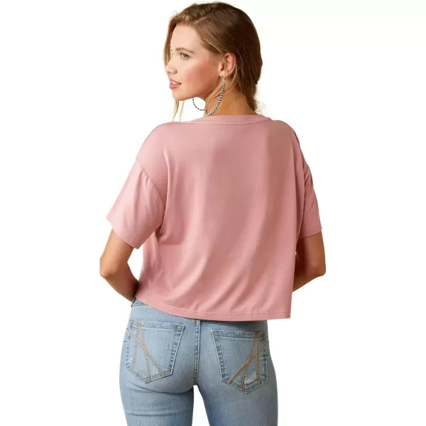 imageAriat Womens Graphic TShirtIsland BlushBuffalo Rising