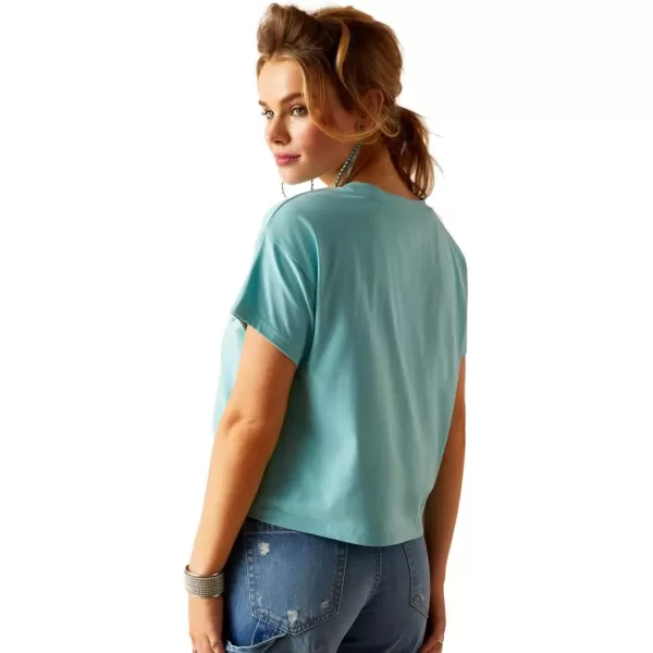 imageAriat Womens Graphic TShirtMarine BlueMills