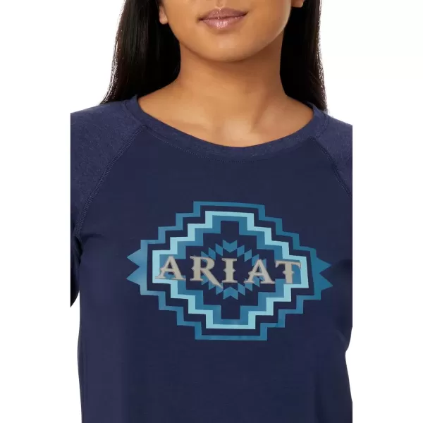 imageAriat Womens Graphic TShirtNavyTucson Baseball Tee