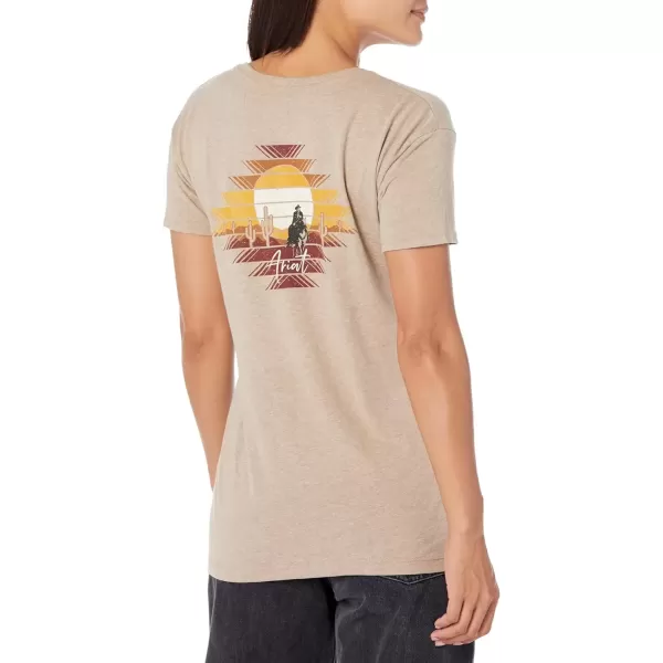 imageAriat Womens Graphic TShirtOatmeal HeatherAriat Durango Desert