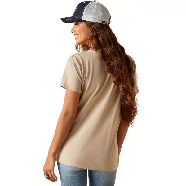 imageAriat Womens Graphic TShirtOatmeal HeatherAriat Racing Team