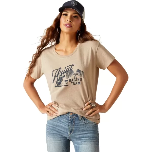 Oatmeal Heather/Ariat Racing Team