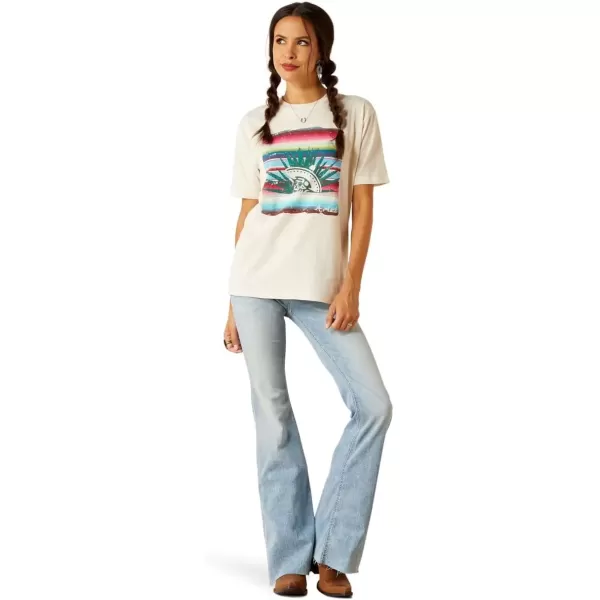 imageAriat Womens Graphic TShirtOatmeal HeatherLola