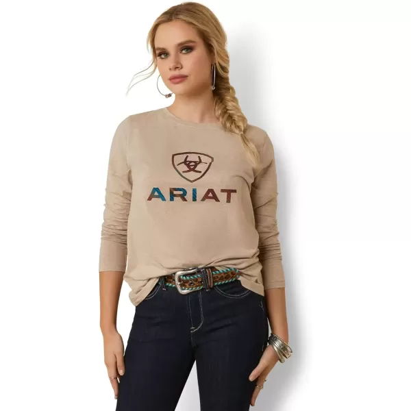 Oatmeal/Serape Shield Tee
