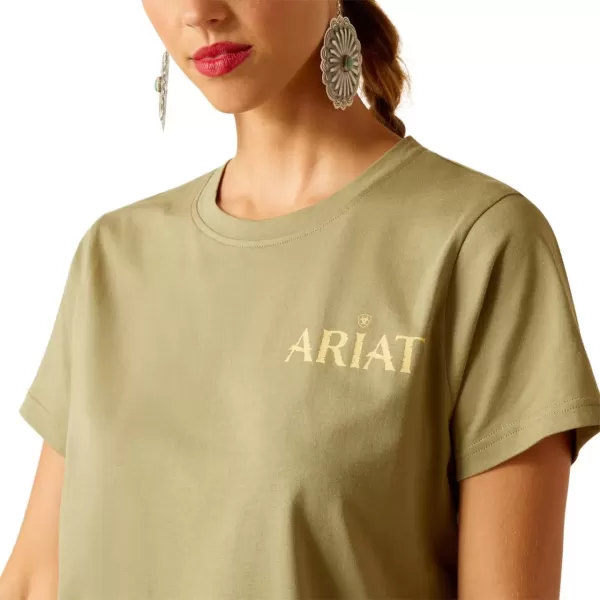 imageAriat Womens Graphic TShirtOil Green
