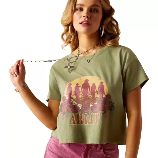 imageAriat Womens Graphic TShirtSageCharlie