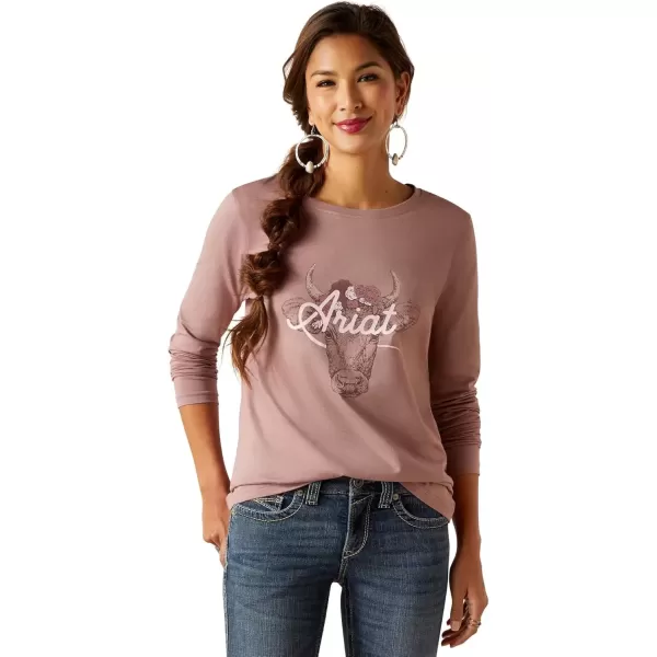 imageAriat Womens Graphic TShirtTwilight MauveFawna