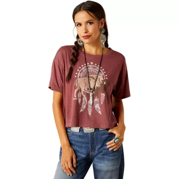 imageAriat Womens Graphic TShirtWild GingerBuffalo Territory