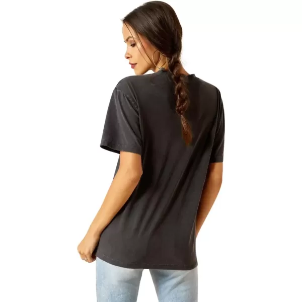 imageAriat Womens Rolling Thunder TShirtBlack Acid WashRolling Thunder