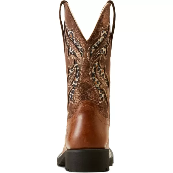 imageAriat Womens Unbridled Rancher VentTEK Western BootCopper MetallicHickory Smoke