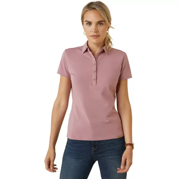 imageARIAT Womens Cloverdale PoloNostalgia Rose