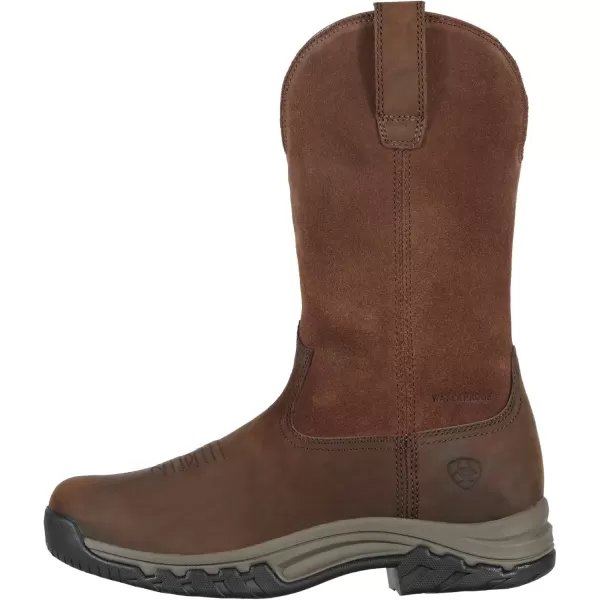 imageARIAT Womens Terrain Pull on Waterproof BootDistressed Brown