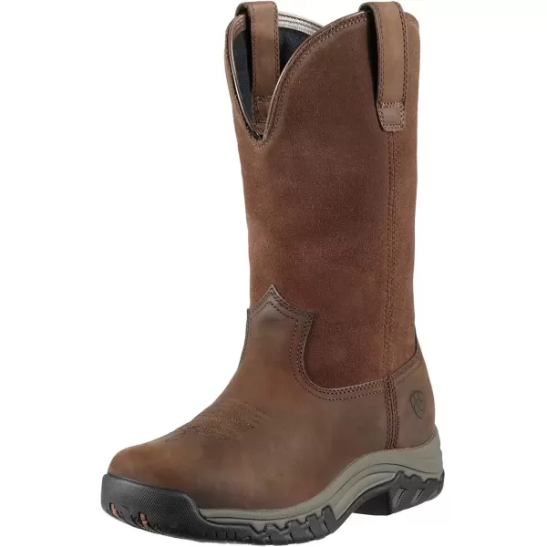 imageARIAT Womens Terrain Pull on Waterproof BootDistressed Brown