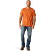 imageAriat Mens Graphic TShirtAdobe HeatherRattler Skull