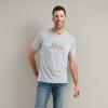 imageAriat Mens Graphic TShirtAthletic HeatherScript Flag