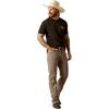 imageAriat Mens Graphic TShirtBlackCactus Flag