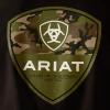 imageAriat Mens Graphic TShirtBlackCamo Corps
