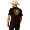 imageAriat Mens Graphic TShirtBlackCamo Corps
