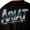 imageAriat Mens Graphic TShirtBlackChrome Wire