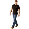imageAriat Mens Graphic TShirtBlackFarm Fields