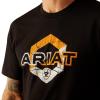 imageAriat Mens Graphic TShirtBlackHexstatic