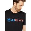 imageAriat Mens Graphic TShirtBlackUsa Wordmark