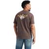 imageAriat Mens Graphic TShirtBrown HeatherBronc Buster