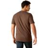 imageAriat Mens Graphic TShirtBrown HeatherLogo Sw Landscape