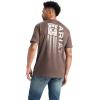 imageAriat Mens Graphic TShirtBrown HeatherMinimalist