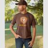 imageAriat Mens Graphic TShirtBrown HeatherRope Lockup