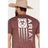 imageAriat Mens Graphic TShirtBurgundy HeatherMinimalist