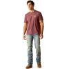 imageAriat Mens Graphic TShirtBurgundy HeatherSerape Fill