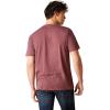 imageAriat Mens Graphic TShirtBurgundy HeatherSimple Geo Diamond