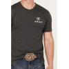 imageAriat Mens Graphic TShirtCharcoal HeatherCircular Zuni