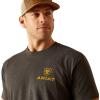 imageAriat Mens Graphic TShirtCharcoal HeatherDesert Modern