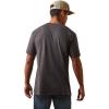 imageAriat Mens Graphic TShirtCharcoal HeatherRecon Trim