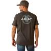 imageAriat Mens Graphic TShirtCharcoal HeatherRoundabout