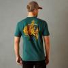 imageAriat Mens Graphic TShirtDark Teal HeatherAbilene Shield