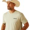 imageAriat Mens Graphic TShirtDesert Sage HeatherEagle Flag